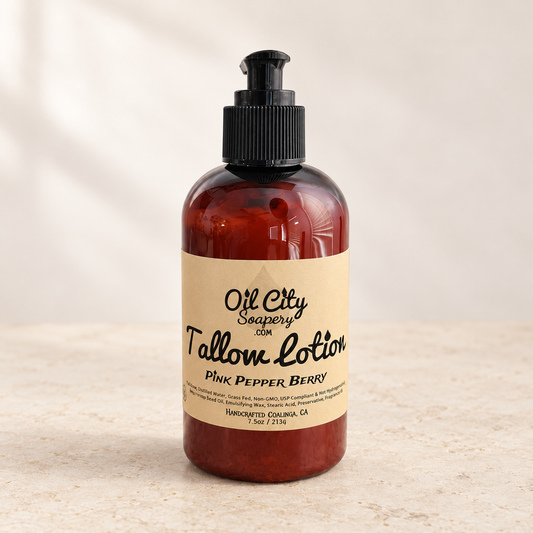 Pink Pepper Berry Tallow Lotion